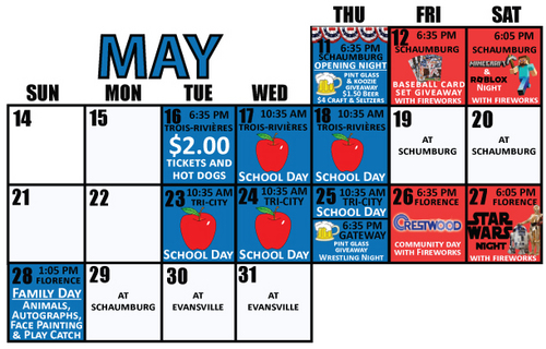 The Official Site Of The WC Thunderbolts: 2024 Schedule & Promotions